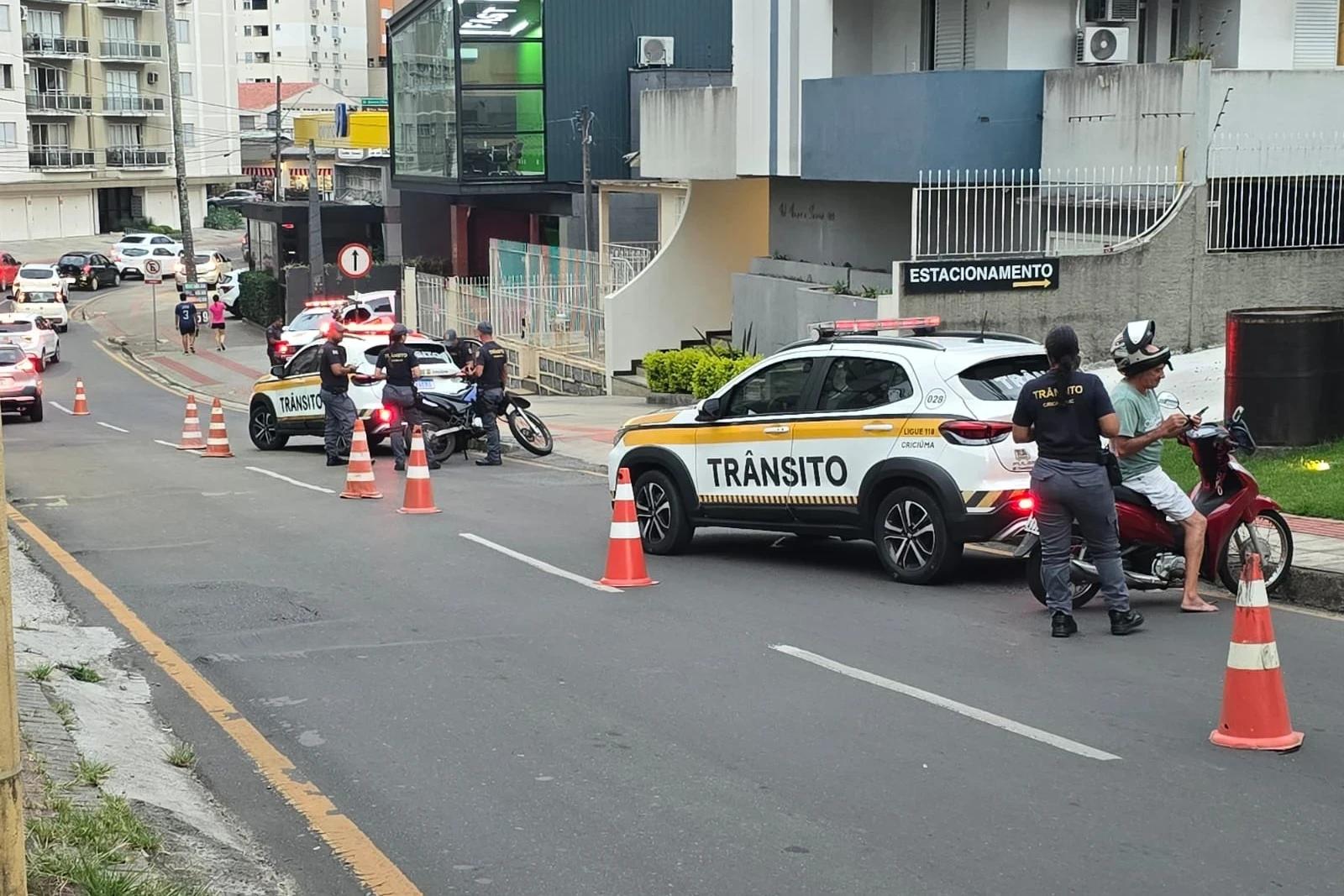 Operação contra escapamento aberto de motos será realizada em Criciúma