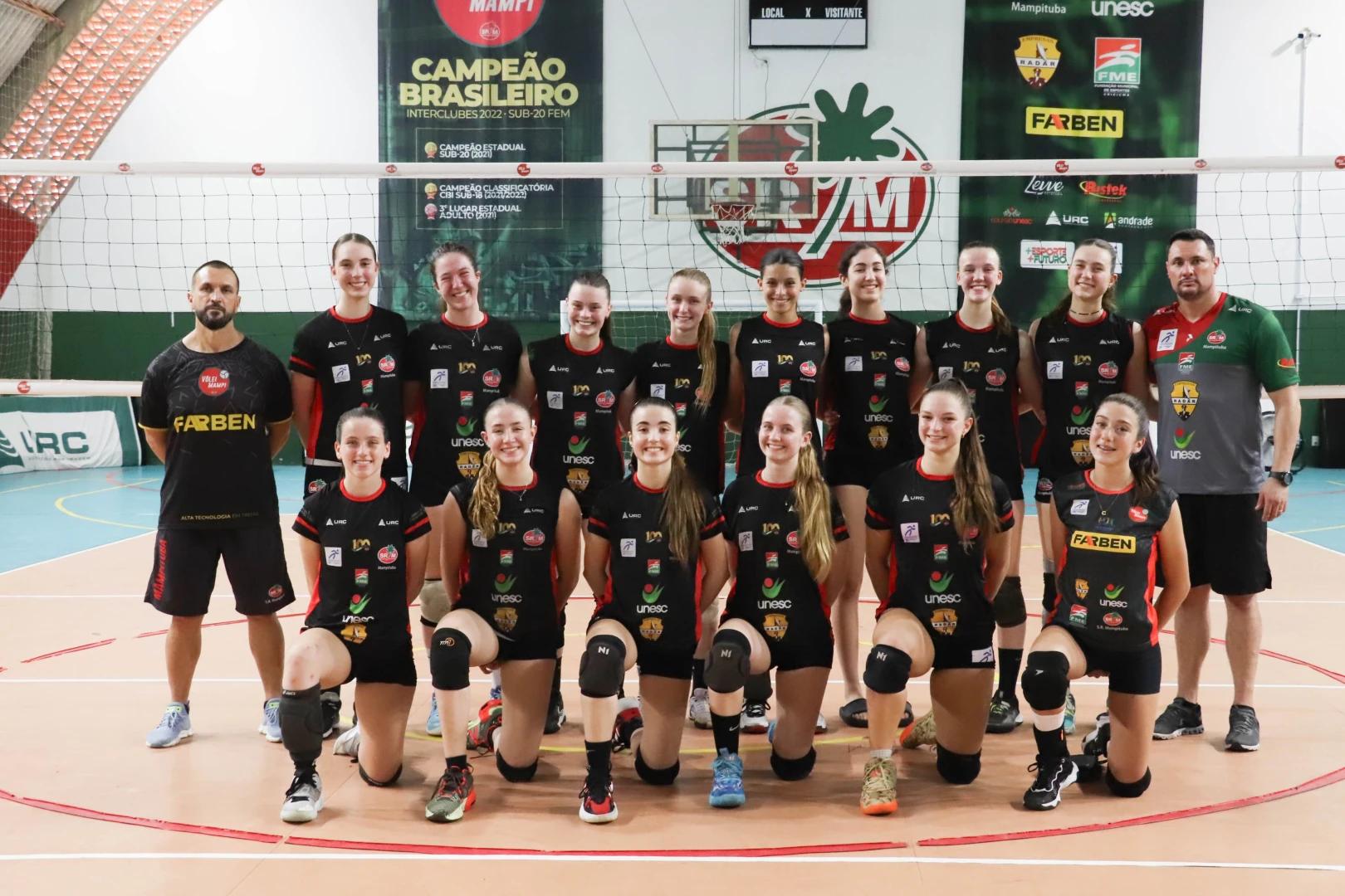 Vôlei do Mampituba/FME Criciúma/Radar/Unesc disputa etapa final do Brasileiro Interclubes