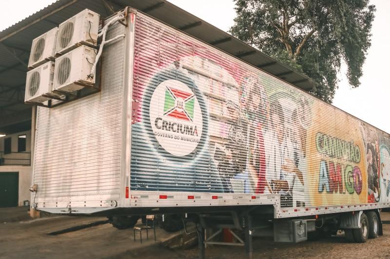 Governo de Criciúma envia Caminhão Amigo a Eldorado do Sul, no RS