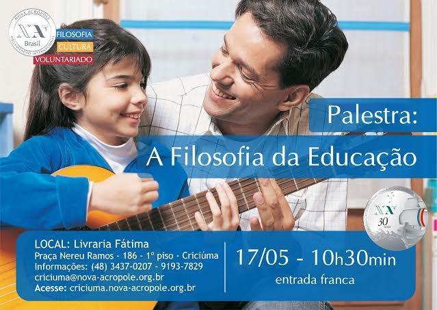 Palestra A Filosofia da Educação e Livro Comentado Sonho de Uma Noite de Verão