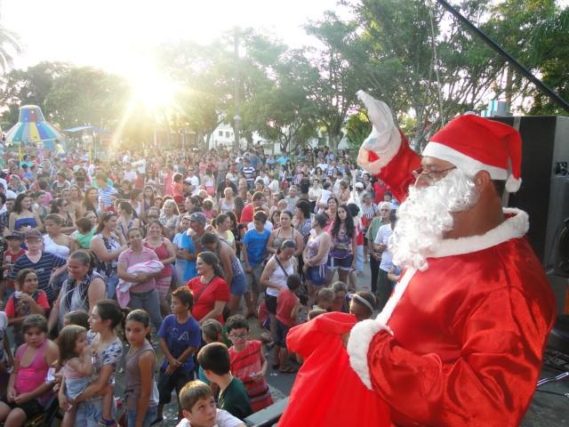 Papai Noel chega de helicóptero dia 20 em Maracajá