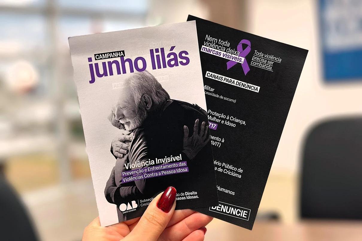 OAB Criciúma realiza ações de conscientização e combate à violência contra pessoas idosas