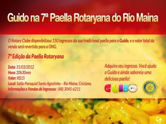 ONG Guido na 7ª Paella Rotaryana
