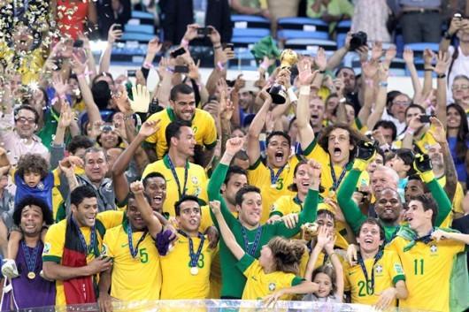 Arrasador, Brasil goleia a Espanha e fica com o título da Copa das Confederações