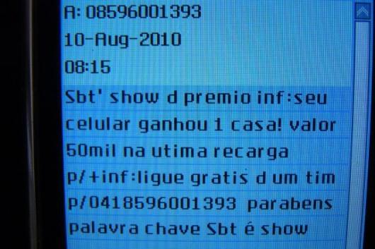 Por trás de uma simples mensagem, o golpe 