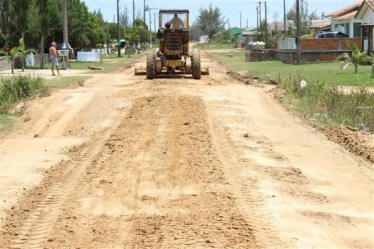 Asfaltamento no Balneário Esplanada recomeça na primeira semana de abril