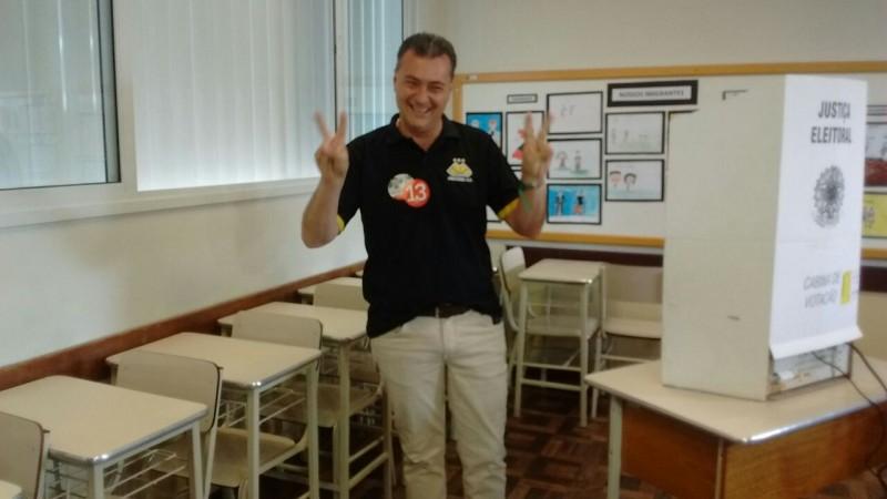 Foto da cobertura: VÍDEO: Cobertura das eleições na região Sul em tempo real