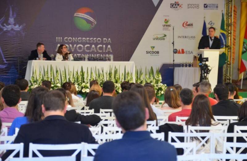 Importância da advocacia para a sociedade é ressaltada em II Congresso da Advocacia Sul Catarinense — foto 1