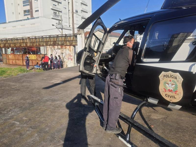 Fiel passa mal ao visitar Colina de Nossa Senhora Aparecida e é socorrido pelo Sarasul/Saer — foto 1
