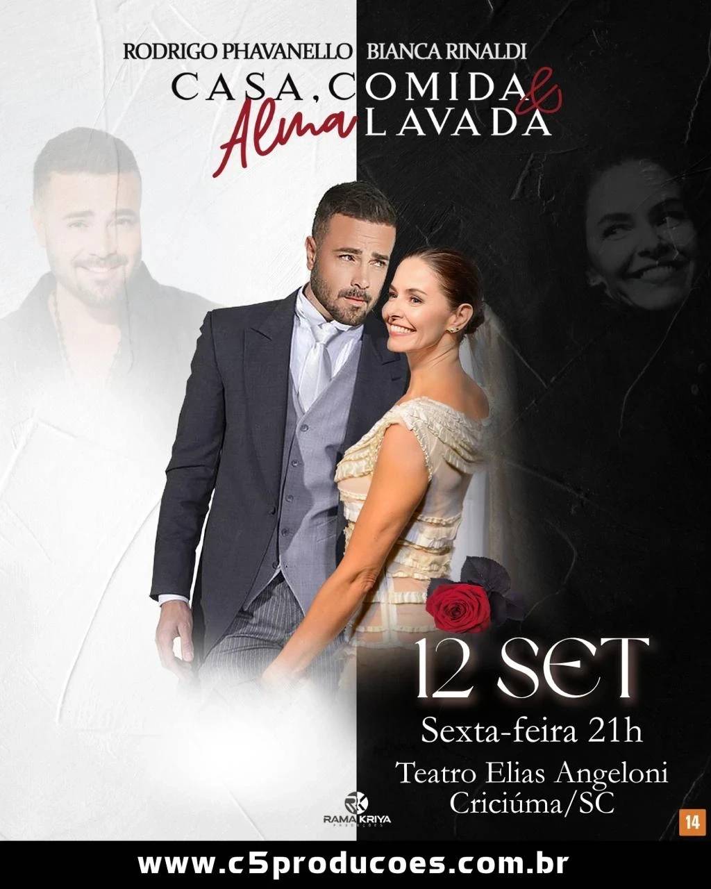 Teatro Elias Angeloni recebe espetáculo de comédia teatral em Criciúma — foto 1