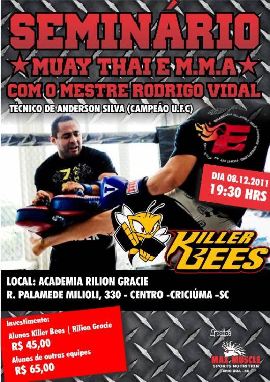 Técnico de Anderson Silva faz seminário em Criciúma — foto 2