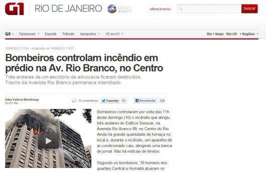 Incêndio no Rio de Janeiro levanta discussão sobre tamanho de escadas — foto 2