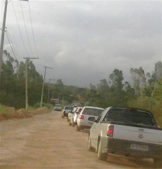 Trânsito travou em alguns trechos da SC-444 nessa terça-feira — foto 11