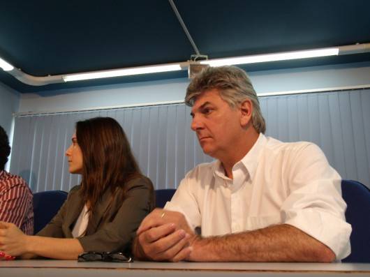 Vereadores concedem entrevista coletiva sobre a CPI do Esgoto — foto 2